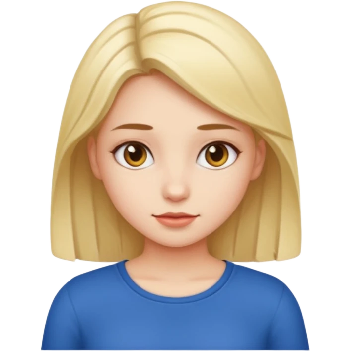 Girl in top emoji