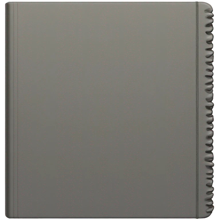 Black notebook  emoji