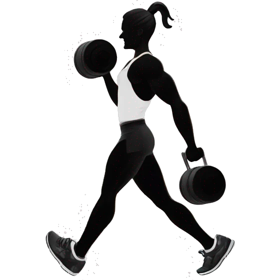 Leg day gym white emoji
