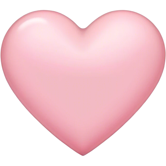 light pink heart emoji