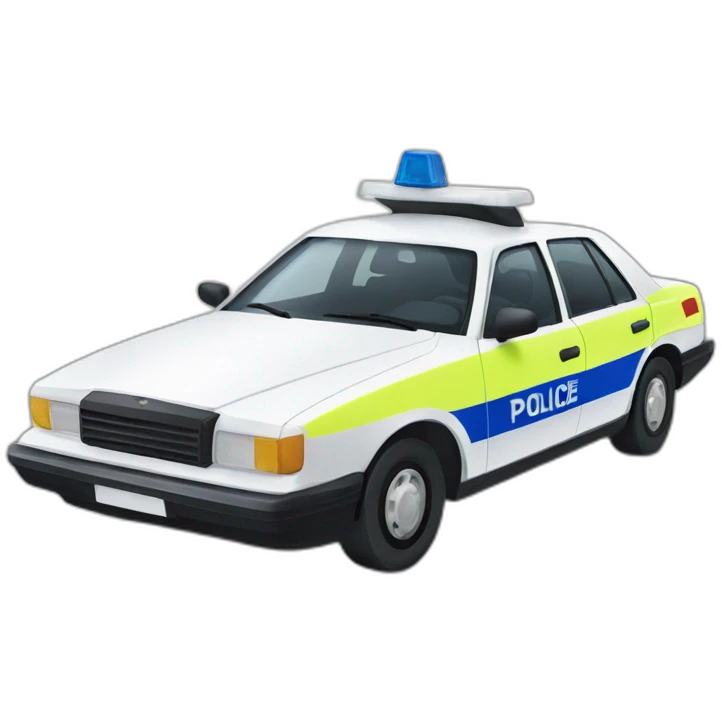 Police car Germany emoji