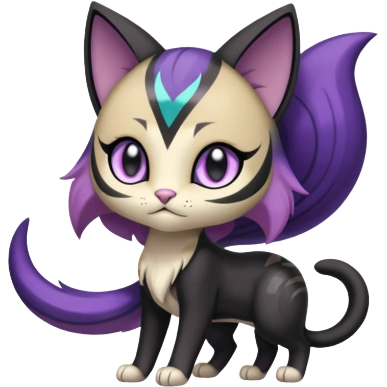 Meloetta-Purrloin-Pokémon-Fakémon-fusion-hybrid-creature emoji
