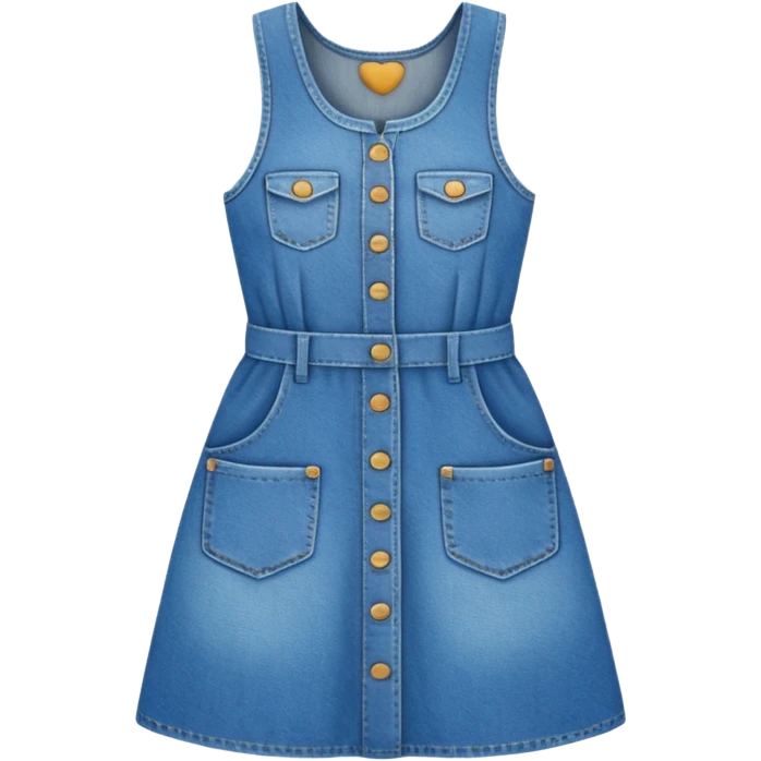 denim dress emoji
