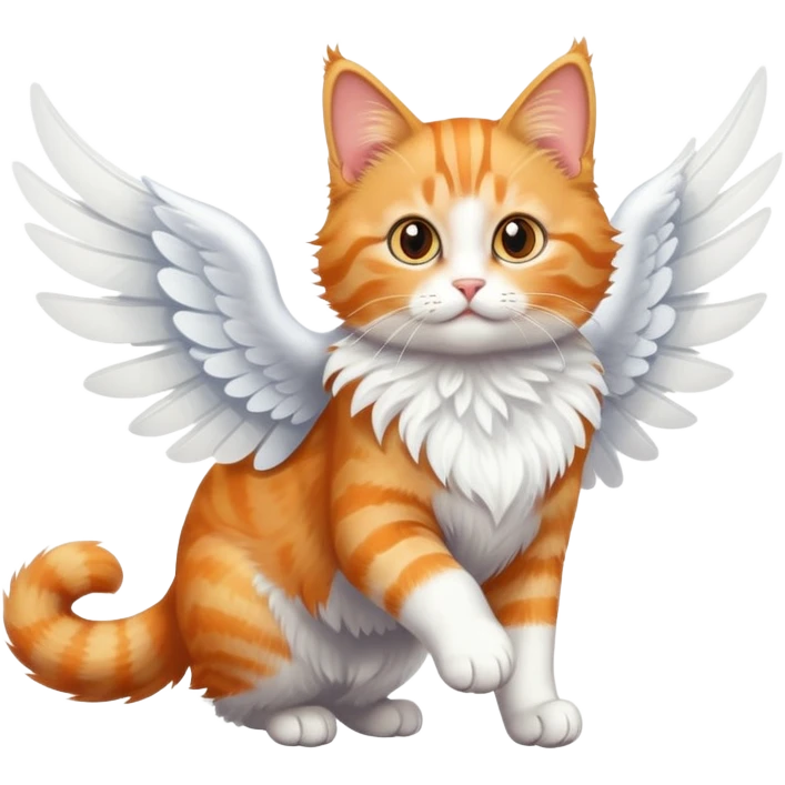 flying cat emoji