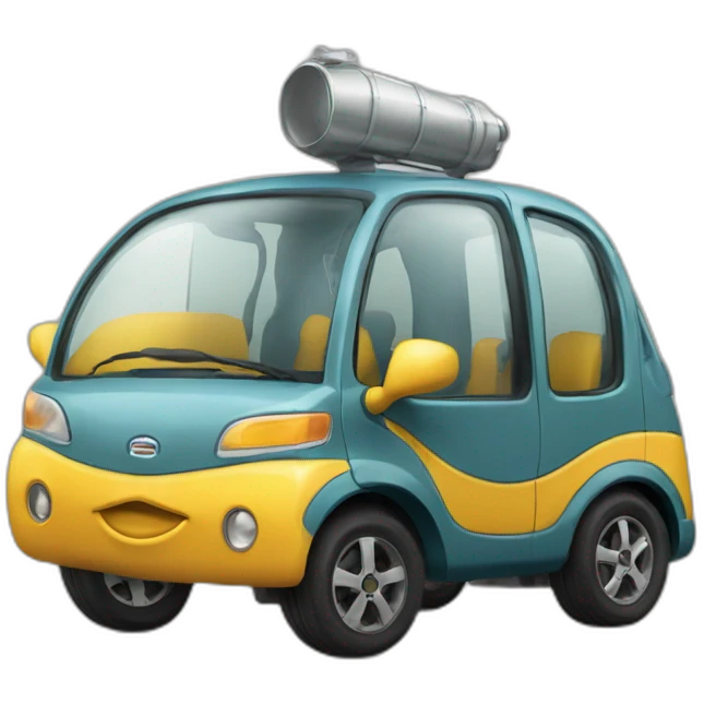 Cars en forme de bouteil emoji