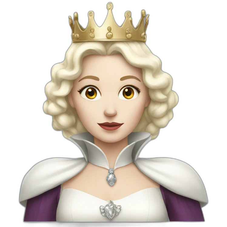 white queen emoji