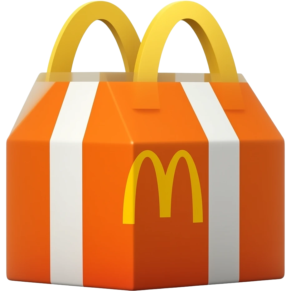 McDonald's happy meal emoji