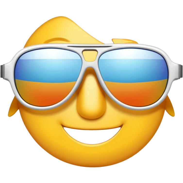 Wrap around sunglasses  emoji