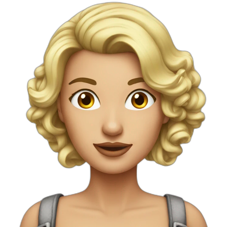 busty wench emoji