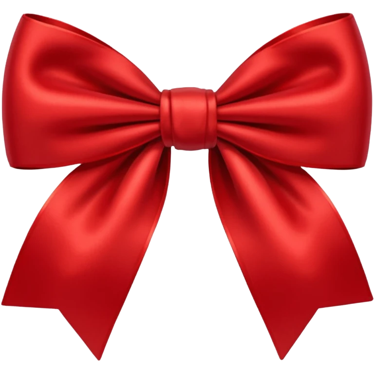 Red bow emoji