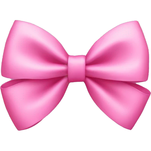 A pink bow  emoji