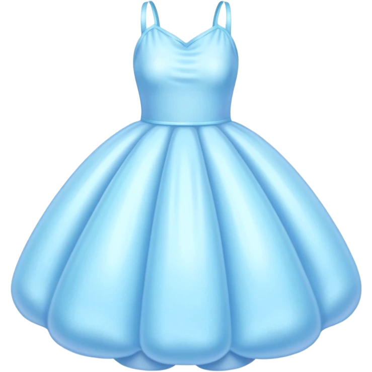 The bubble dress is typically a voluminous ball gown, designed to make Glinda look like she’s literally floating in a bubble. It features:  Pale blue or shimmering white-blue hues (in Ariana Grande’s movie version, it’s a soft, cotton-candy blue). emoji