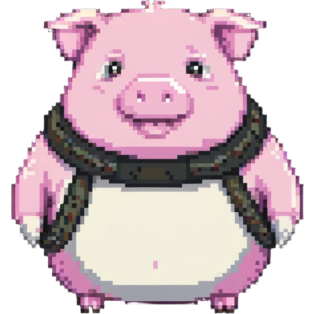 super chubby pig emoji