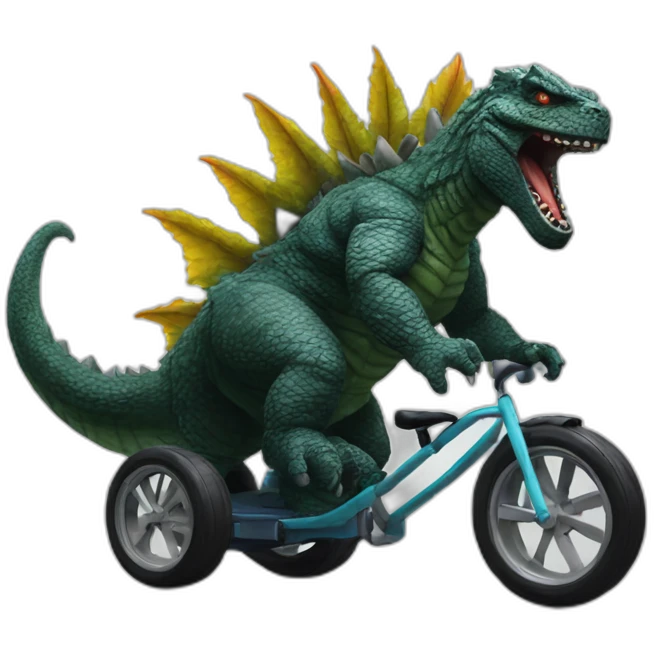 godzilla-riding-tricycle emoji
