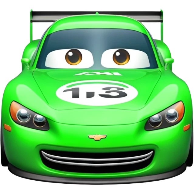 Chick Hicks green race car emoji