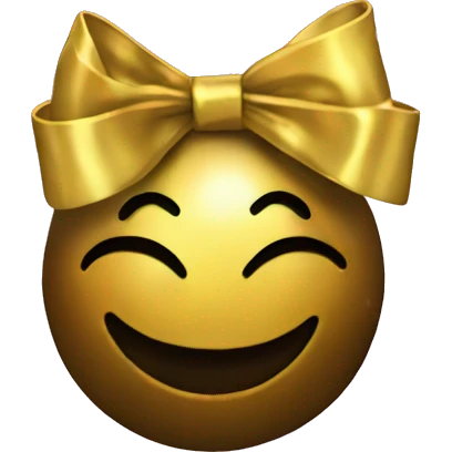 Aesthetic bow on disco ball  emoji