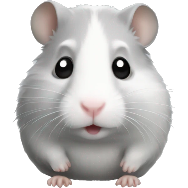 Hamster grey  emoji