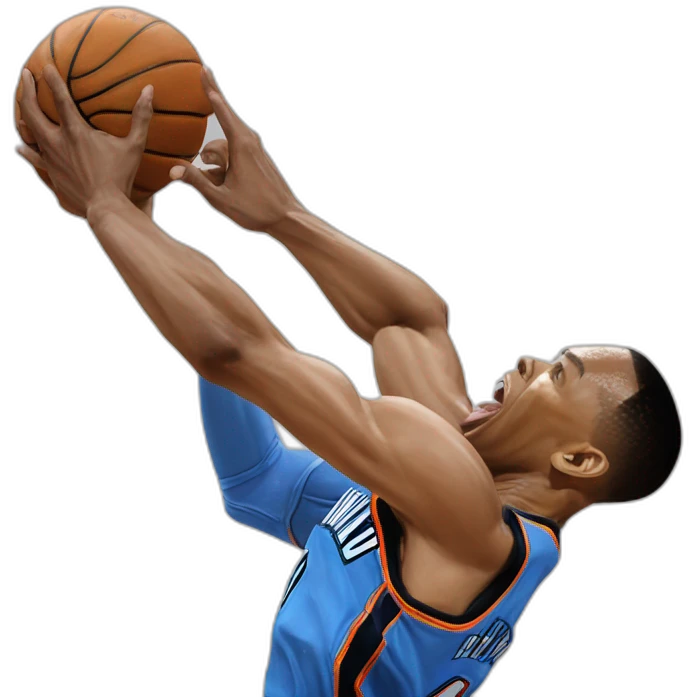 Russel Westbrook dunk emoji