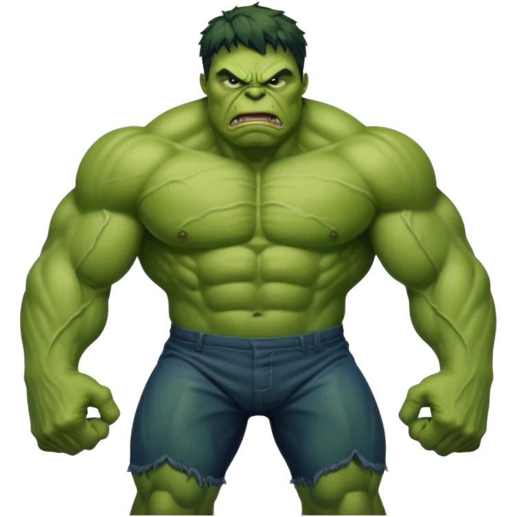 angry hulk emoji
