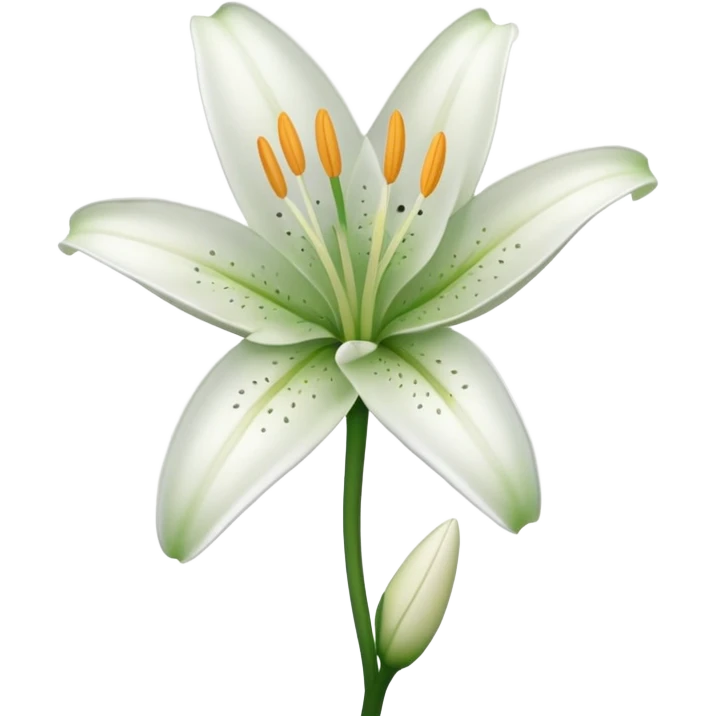 Lily flower emoji