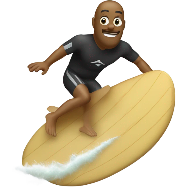 Potato wake surfing  emoji
