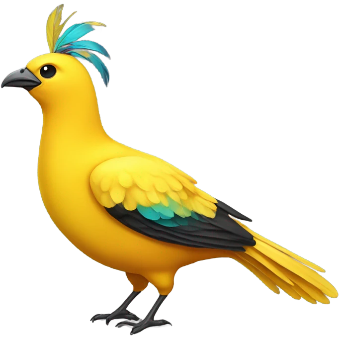 Big yellow bird emoji