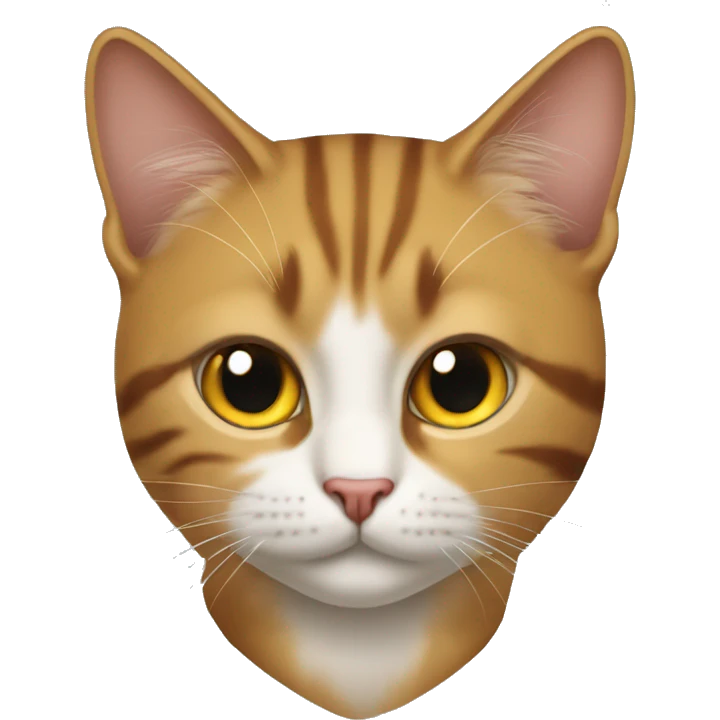 Düşünceli bir kedi emoji