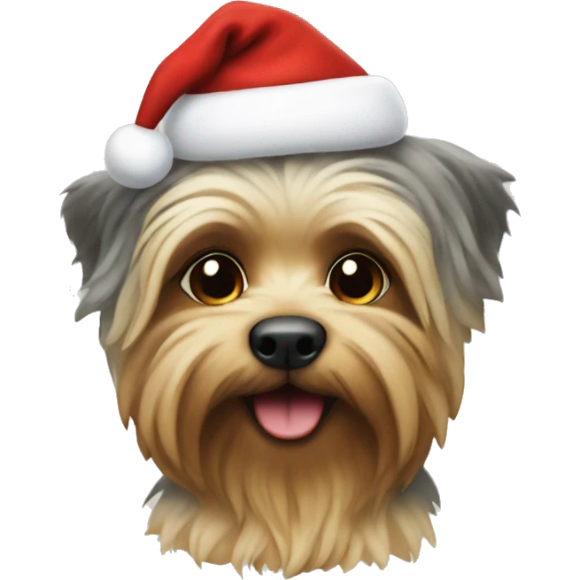 Yorkshire in christmas clothing emoji