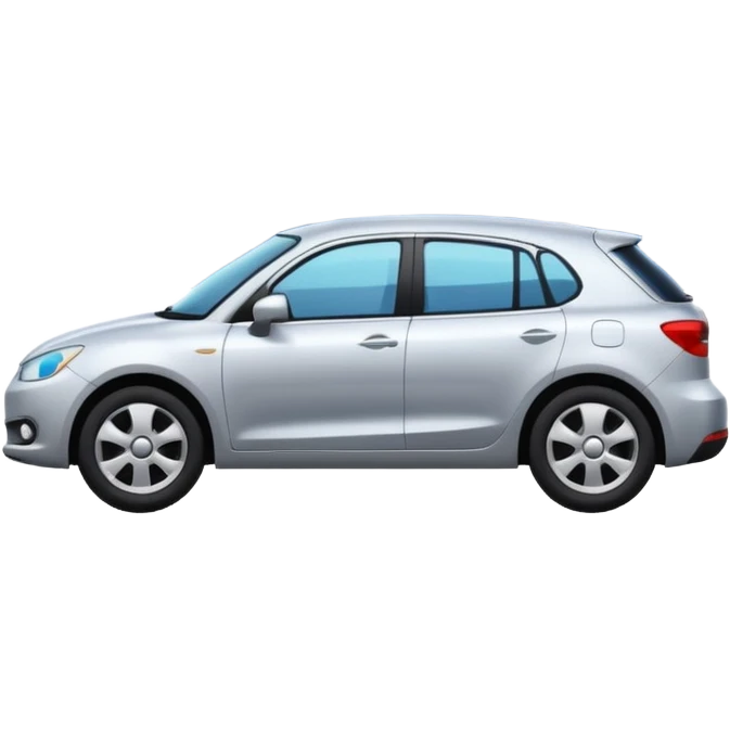 car in front of mountains emoji