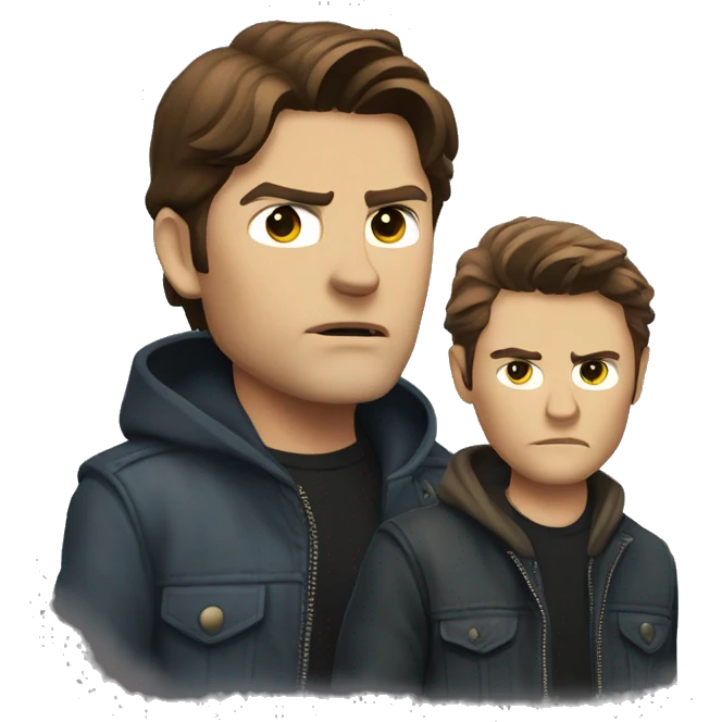Sam and Dean Winchester looking badass emoji
