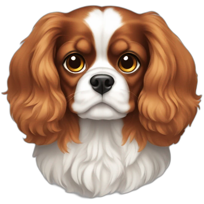 Cavalier Charles King tricolor emoji