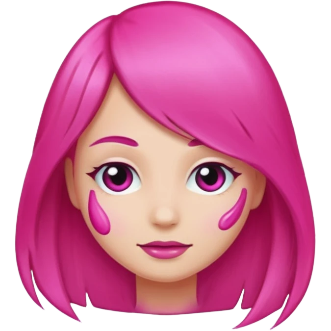 Hair dye emoji