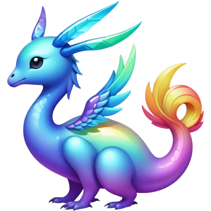 divine complex iridescent gradients aesthetic-scenery-Fakémon-creature emoji