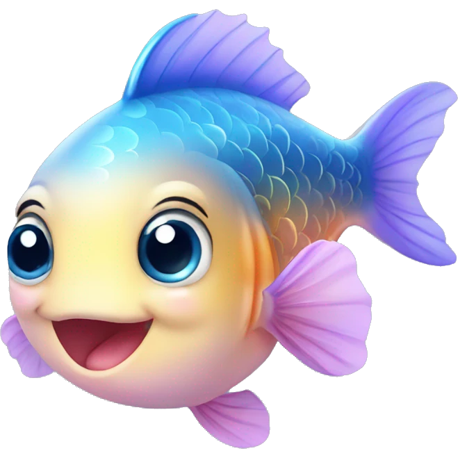 cute kawaii baby fish emoji