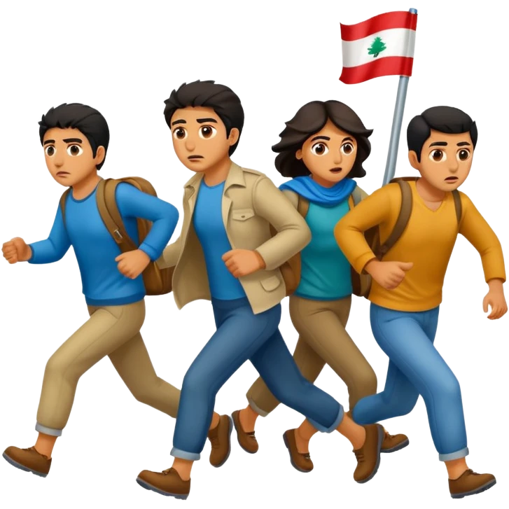 fleeing Iranians emoji