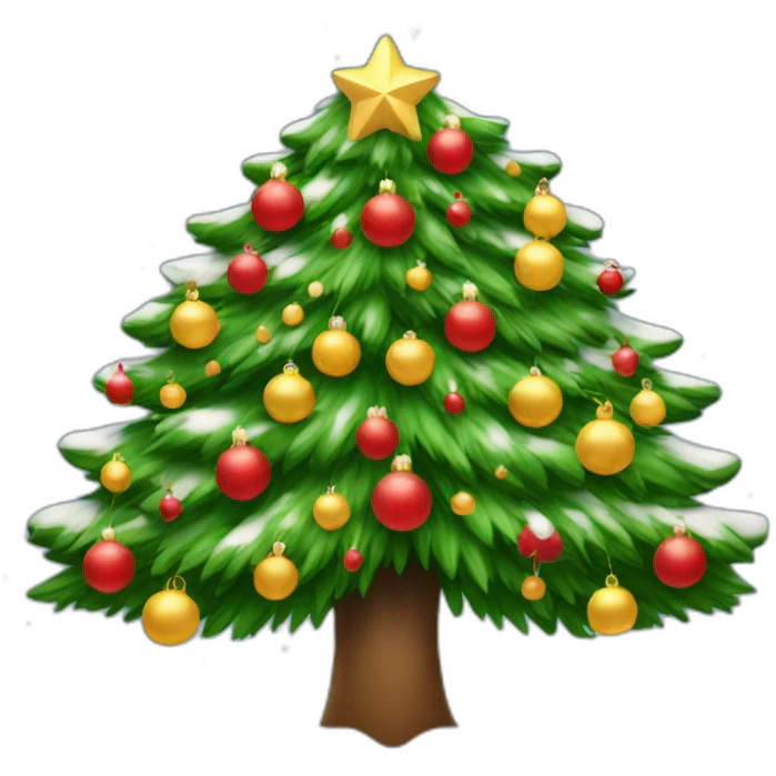 Arbol de navidad feliz emoji