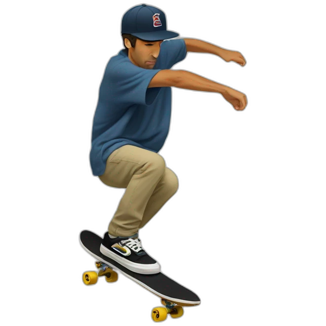 Eric koston heelflip emoji