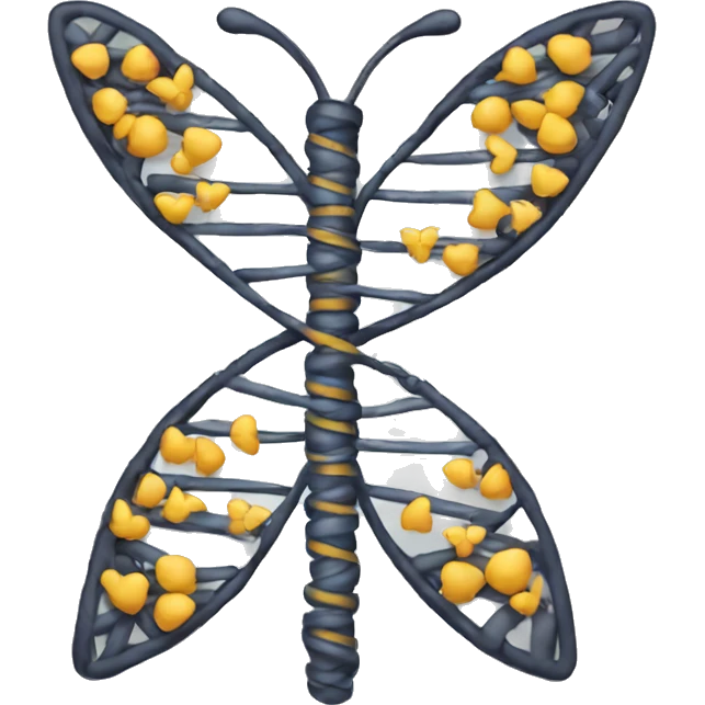 Butterfly DNA emoji