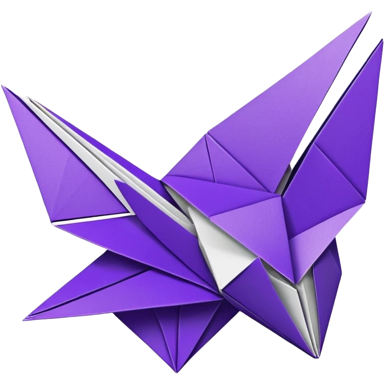 Glitter Purple and White Coringa Card emoji