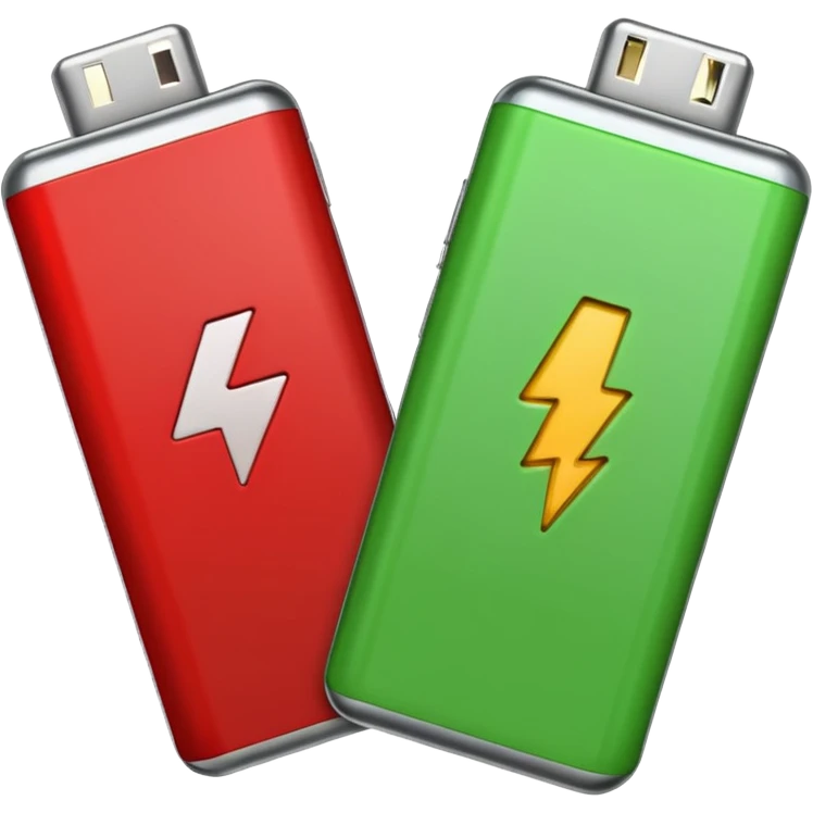 I want a emoji of low battery ang high battery emoji