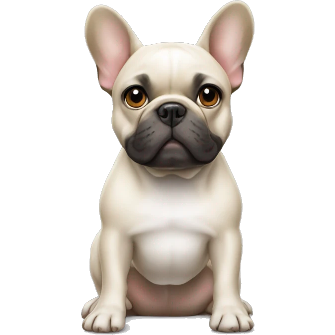 French bulldog emoji