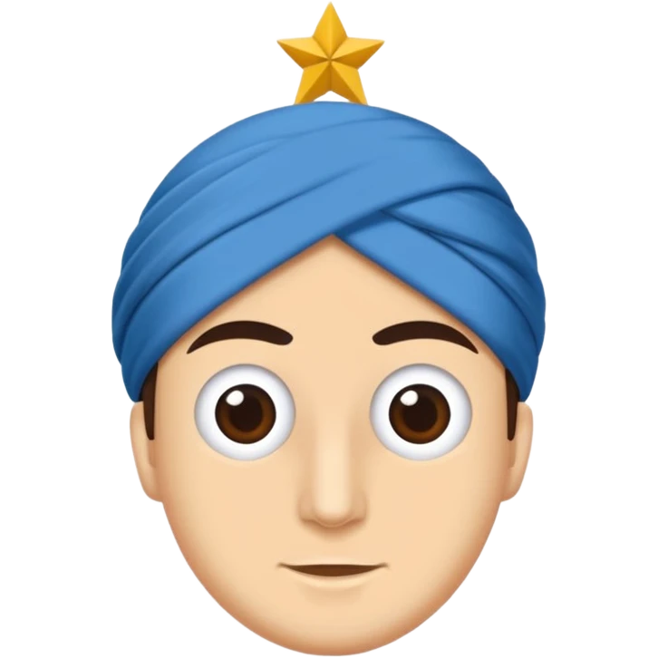 DOĞU TÜRKİSTAN BAYRAĞI (İNSANSIZ) AY VE YILDIZ MAVİ BAYRAK emoji