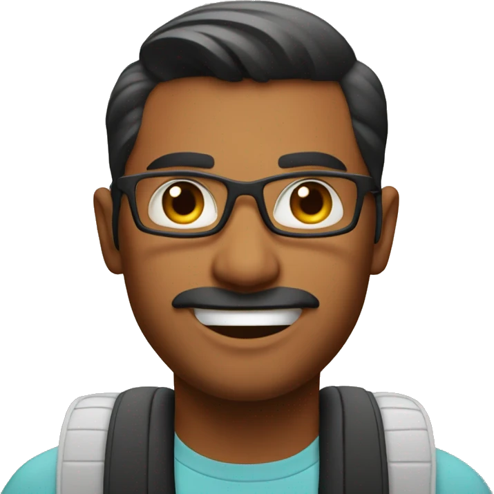 Indian Uber eats guy emoji