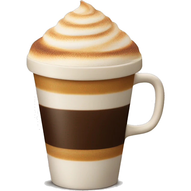 Big cappuccino from takeaway McDonald’s emoji