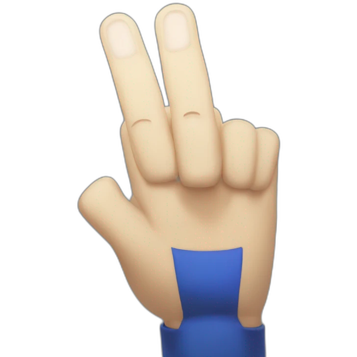 Vegeta middle finger emoji