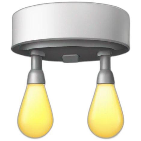 Flashing light emoji