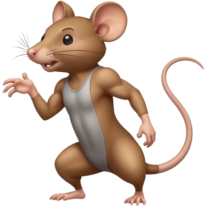 Twerking rat emoji