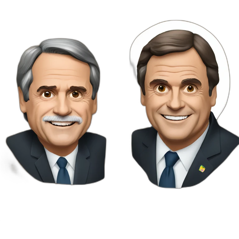bolsonaro e presidente lula brazil emoji