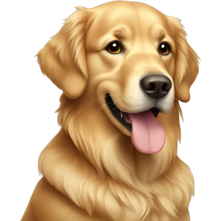 golden retriever  emoji