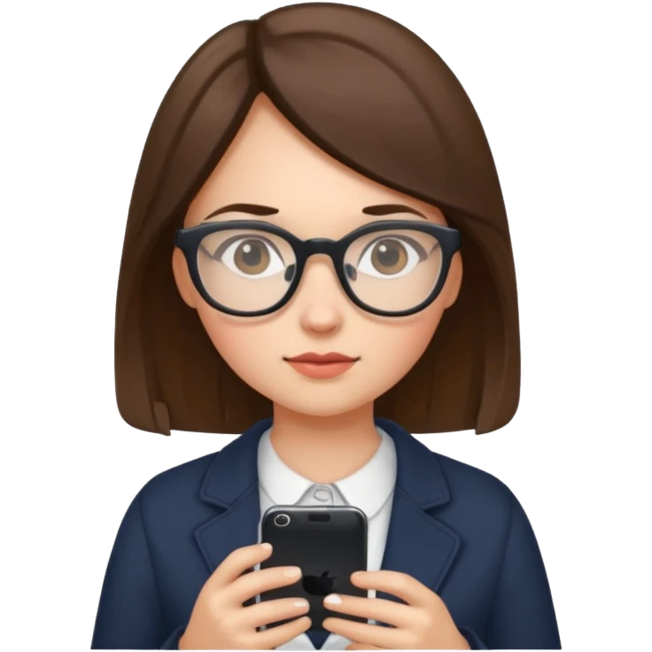 Girl who is trading options emoji